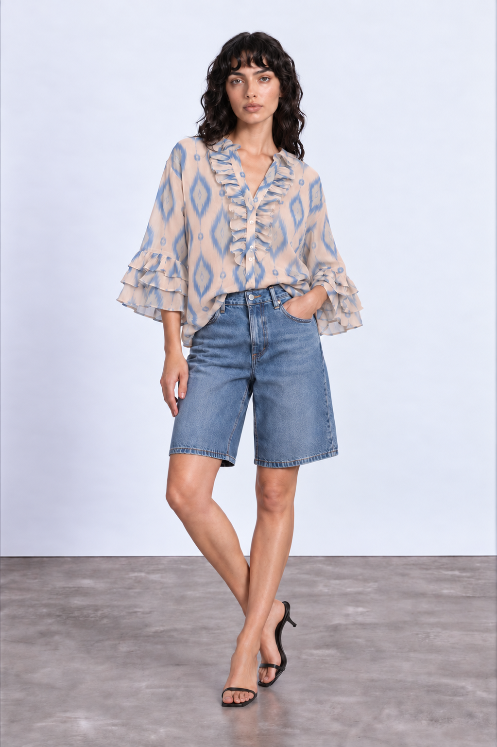 Sol Ruffle Blouse