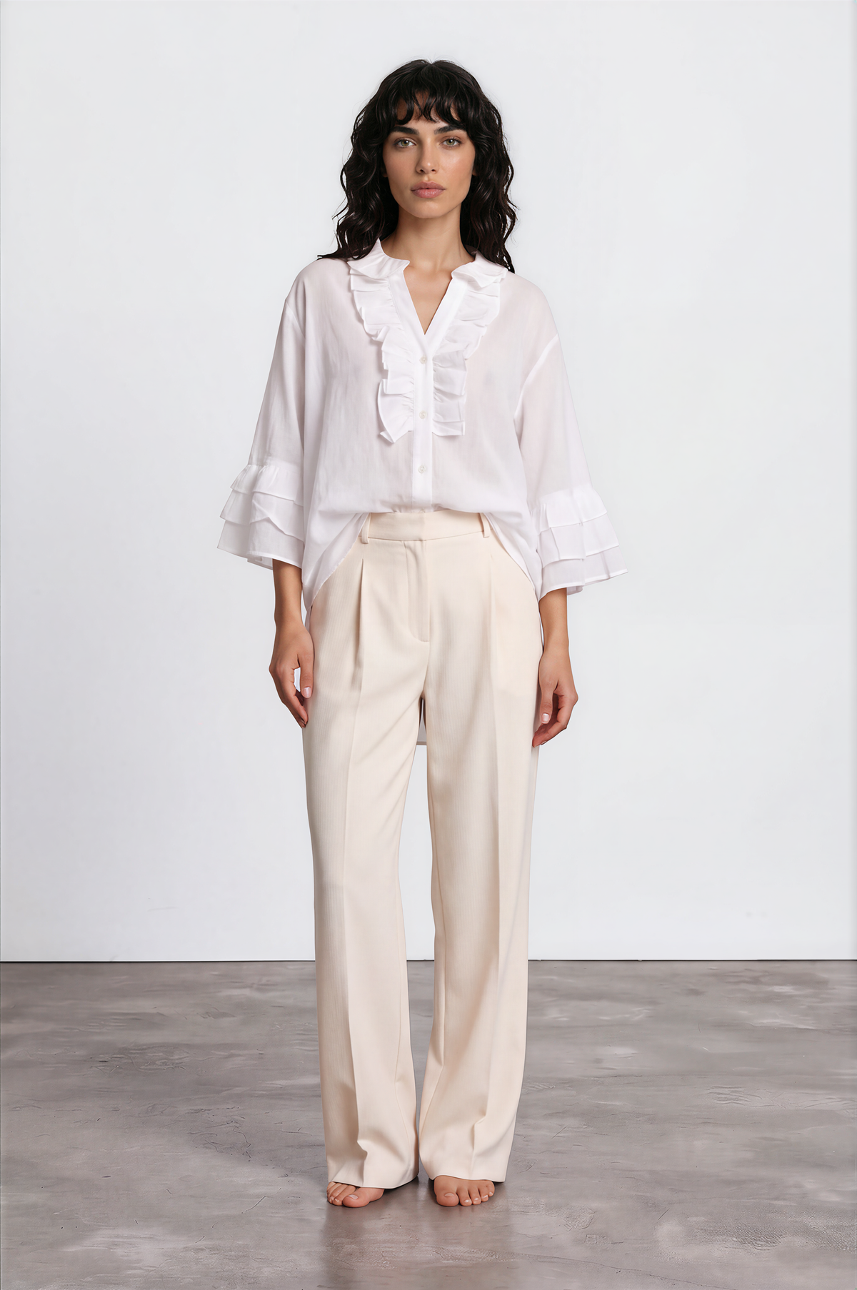 Sol Ruffle Blouse